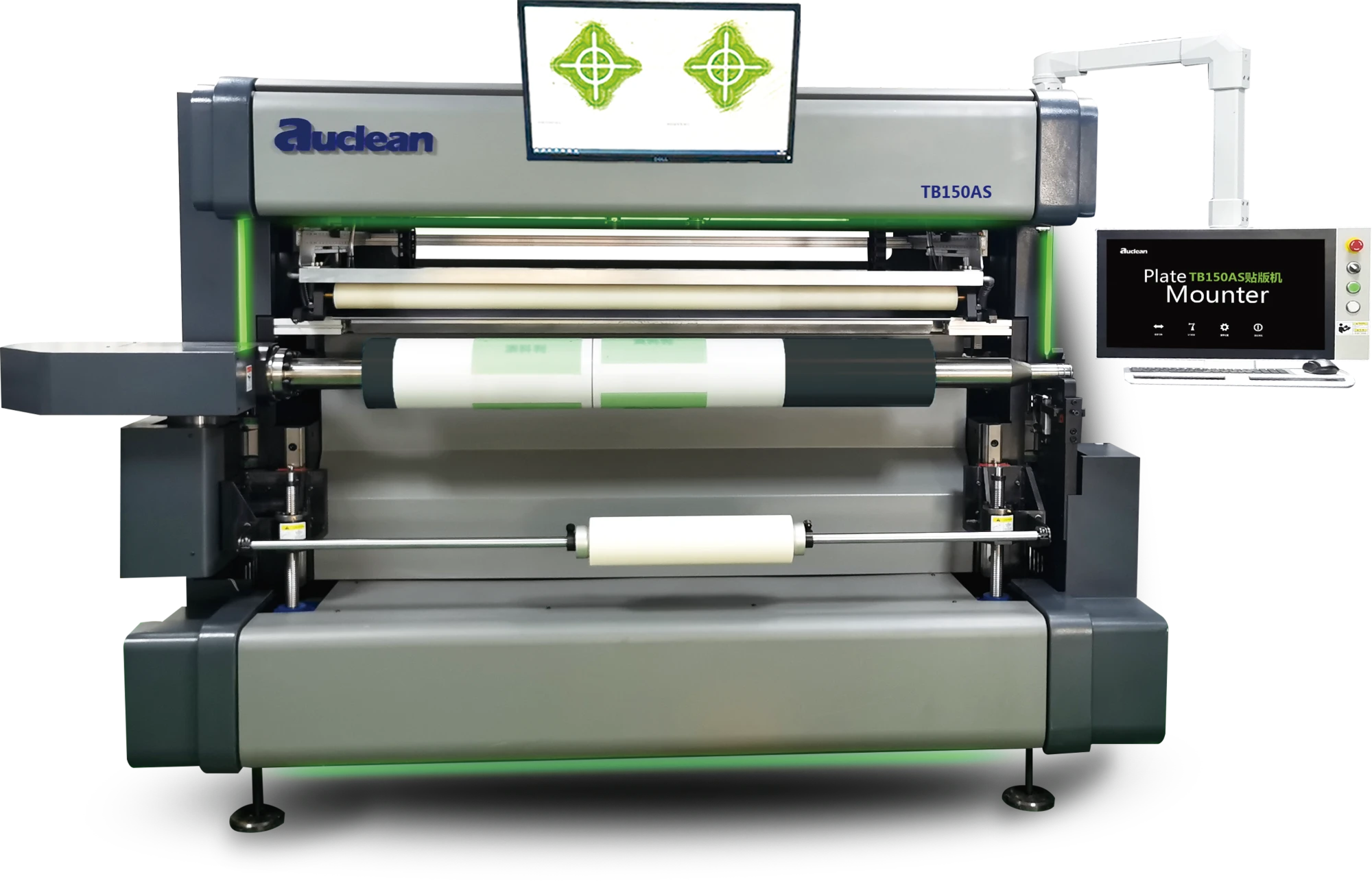 Semi-automatic and automatic plate mounters